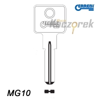 Errebi 079 - klucz surowy mosiężny - MG10